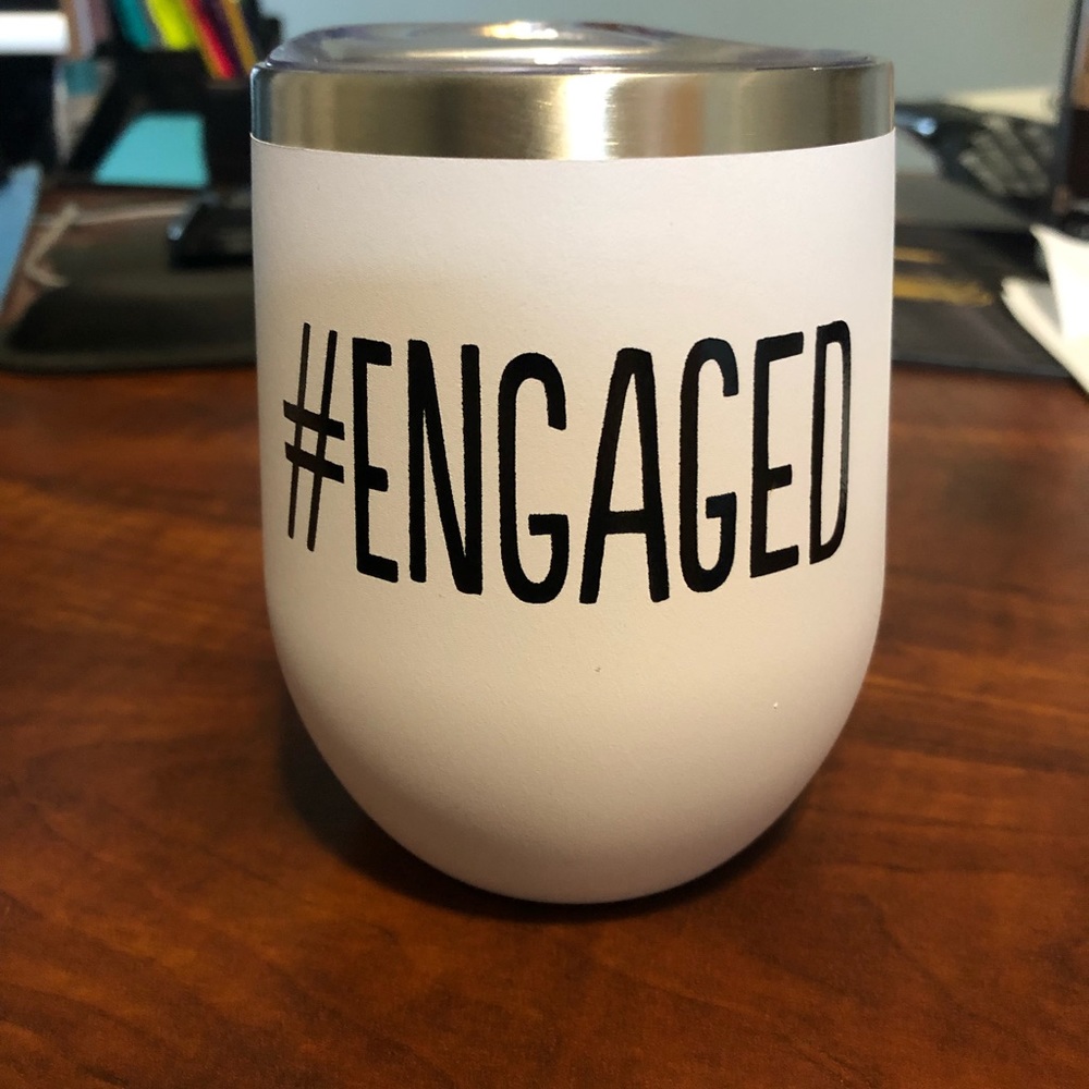 Engaged Wine Tumbler